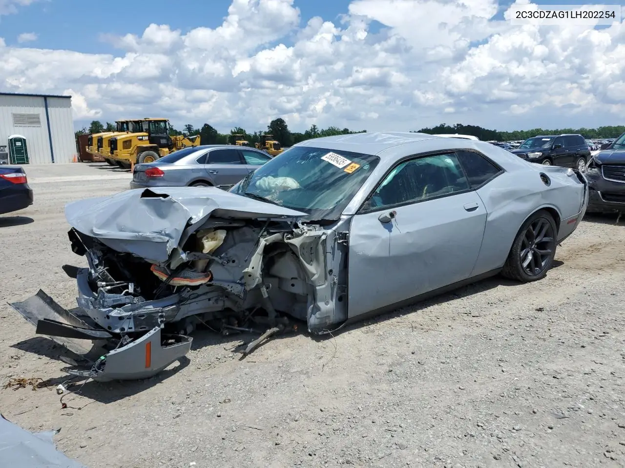 2020 Dodge Challenger Sxt VIN: 2C3CDZAG1LH202254 Lot: 55836435