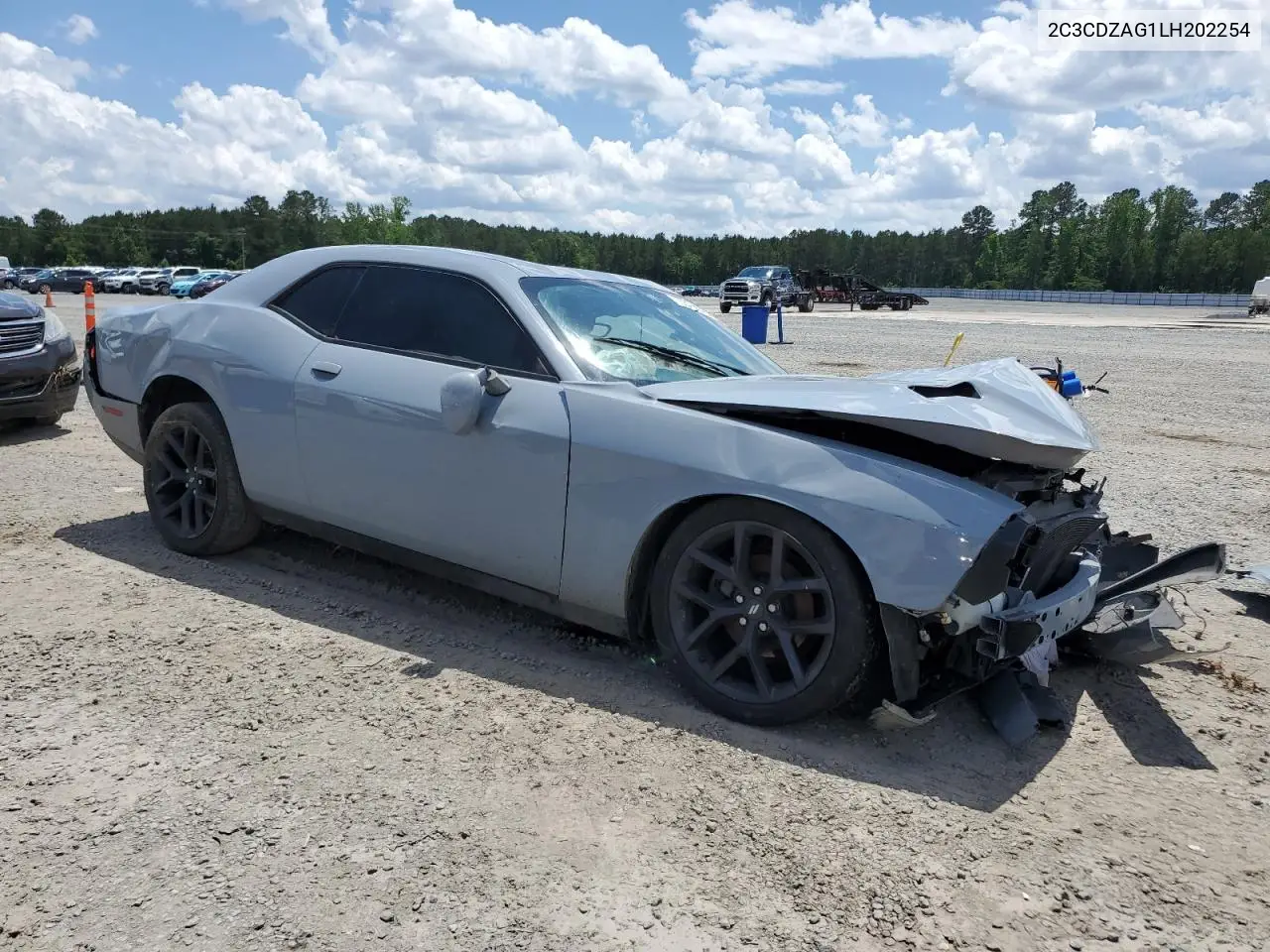 2020 Dodge Challenger Sxt VIN: 2C3CDZAG1LH202254 Lot: 55836435