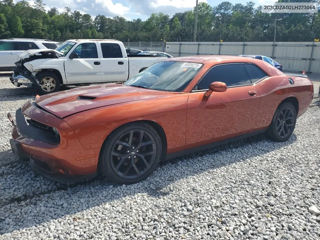 2020 Dodge Challenger Sxt VIN: 2C3CDZAG2LH223064 Lot: 56939275