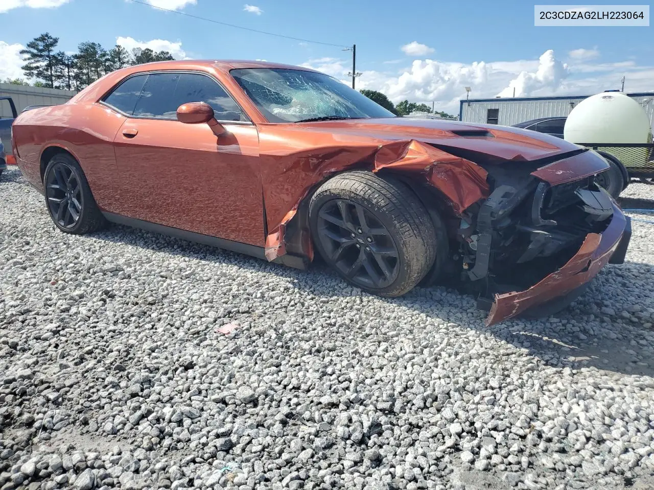 2020 Dodge Challenger Sxt VIN: 2C3CDZAG2LH223064 Lot: 56939275