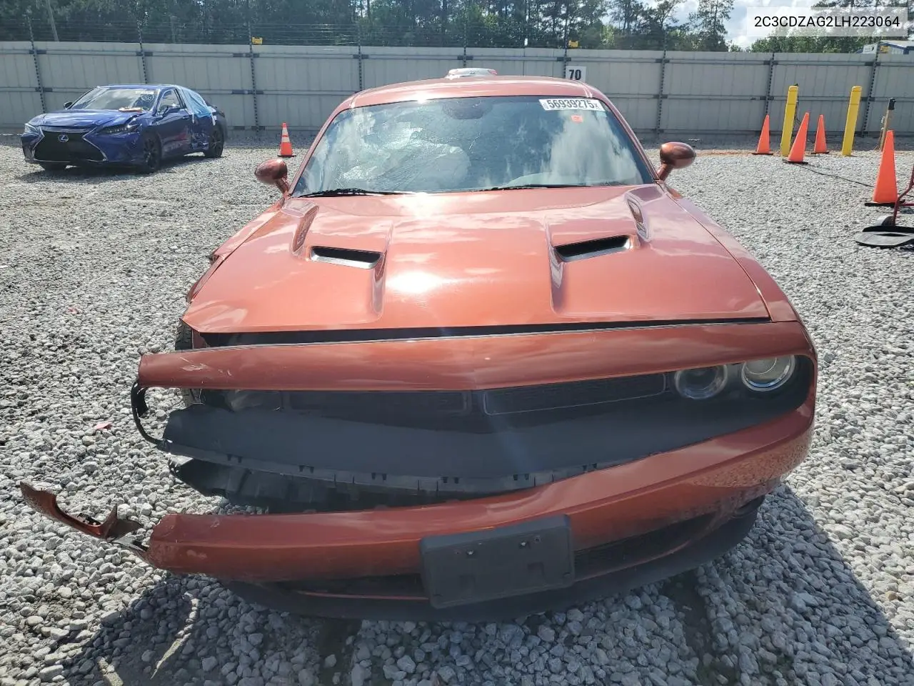 2020 Dodge Challenger Sxt VIN: 2C3CDZAG2LH223064 Lot: 56939275
