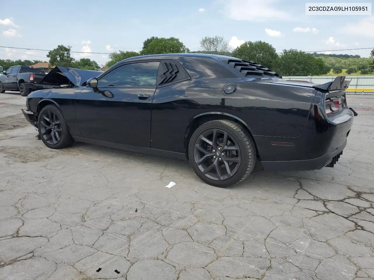 2020 Dodge Challenger Sxt VIN: 2C3CDZAG9LH105951 Lot: 62429275