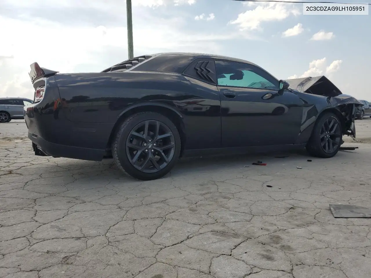 2020 Dodge Challenger Sxt VIN: 2C3CDZAG9LH105951 Lot: 62429275