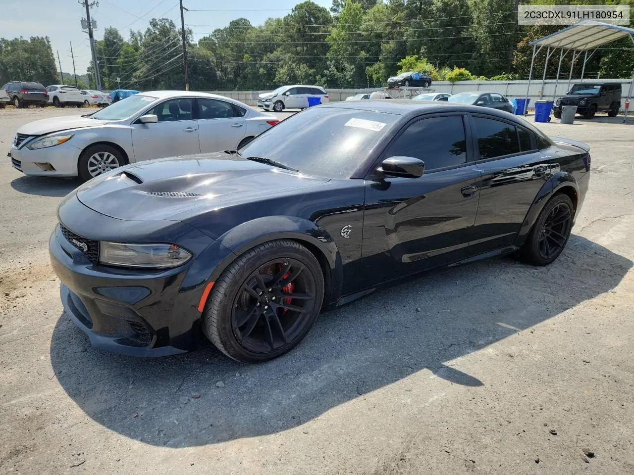 2020 Dodge Charger Srt Hellcat VIN: 2C3CDXL91LH180954 Lot: 62536295