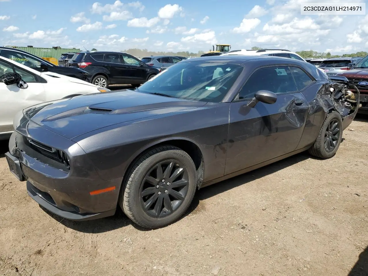 2020 Dodge Challenger Sxt VIN: 2C3CDZAG1LH214971 Lot: 62557435