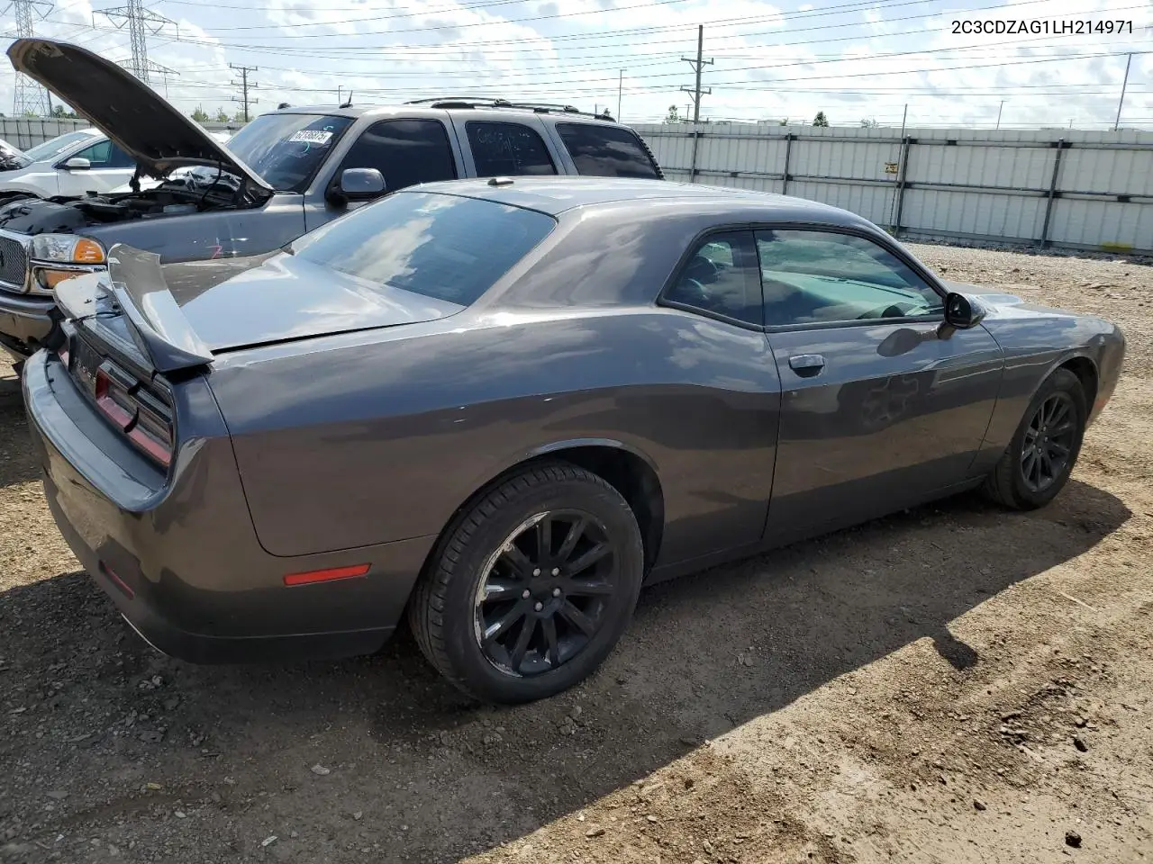 2020 Dodge Challenger Sxt VIN: 2C3CDZAG1LH214971 Lot: 62557435