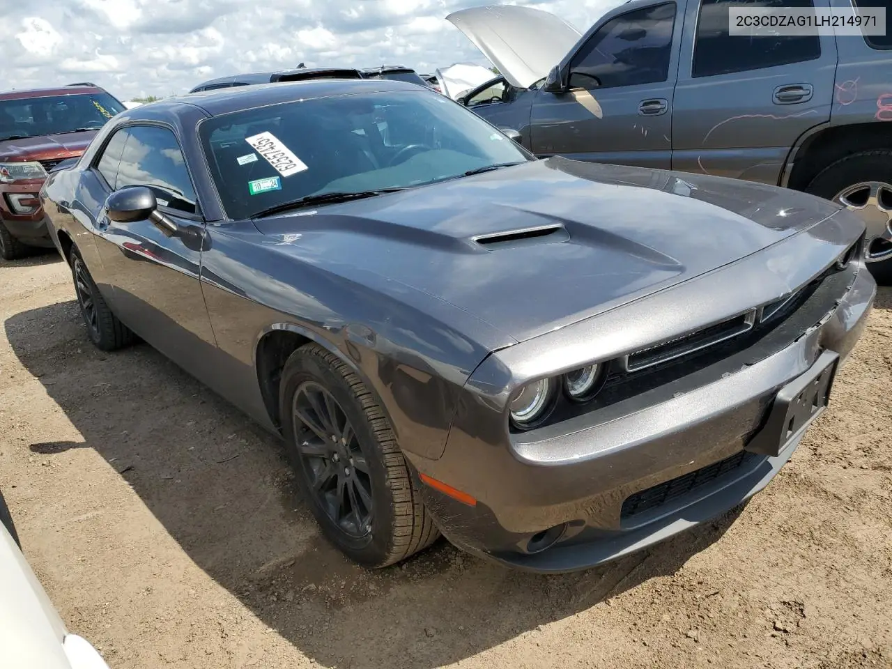 2020 Dodge Challenger Sxt VIN: 2C3CDZAG1LH214971 Lot: 62557435