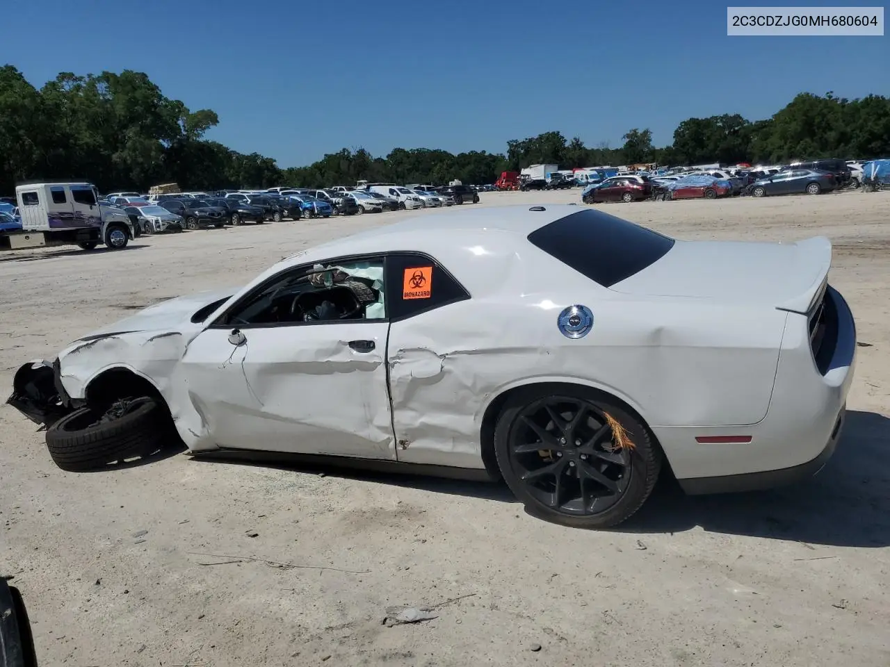 2021 Dodge Challenger Gt VIN: 2C3CDZJG0MH680604 Lot: 53069935