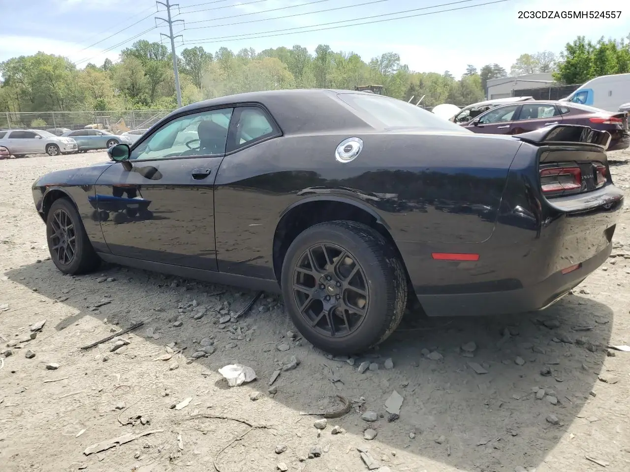 2021 Dodge Challenger Sxt VIN: 2C3CDZAG5MH524557 Lot: 54148625