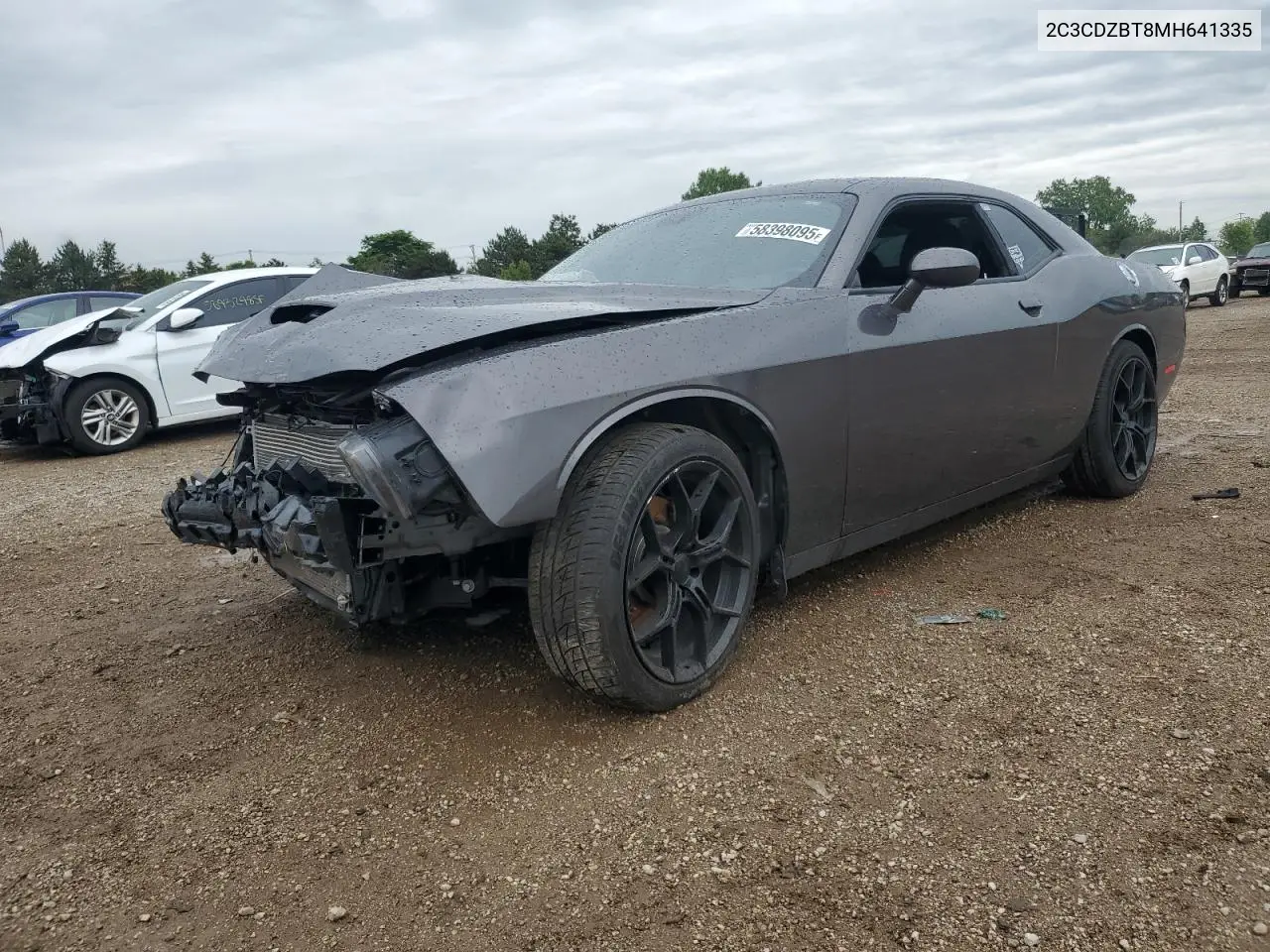 2021 Dodge Challenger R/T VIN: 2C3CDZBT8MH641335 Lot: 58398095