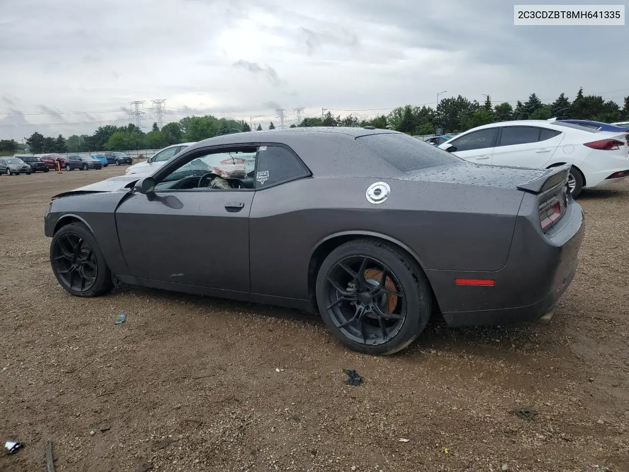 2021 Dodge Challenger R/T VIN: 2C3CDZBT8MH641335 Lot: 58398095