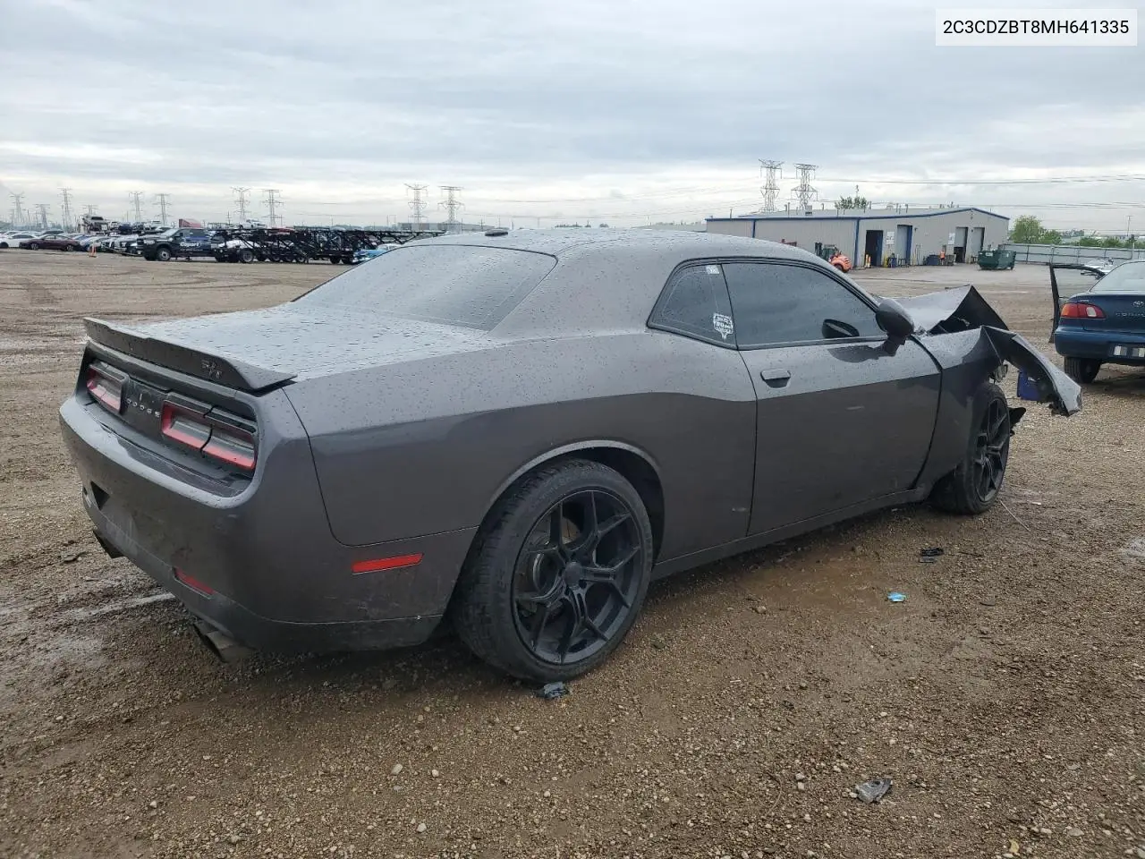 2021 Dodge Challenger R/T VIN: 2C3CDZBT8MH641335 Lot: 58398095