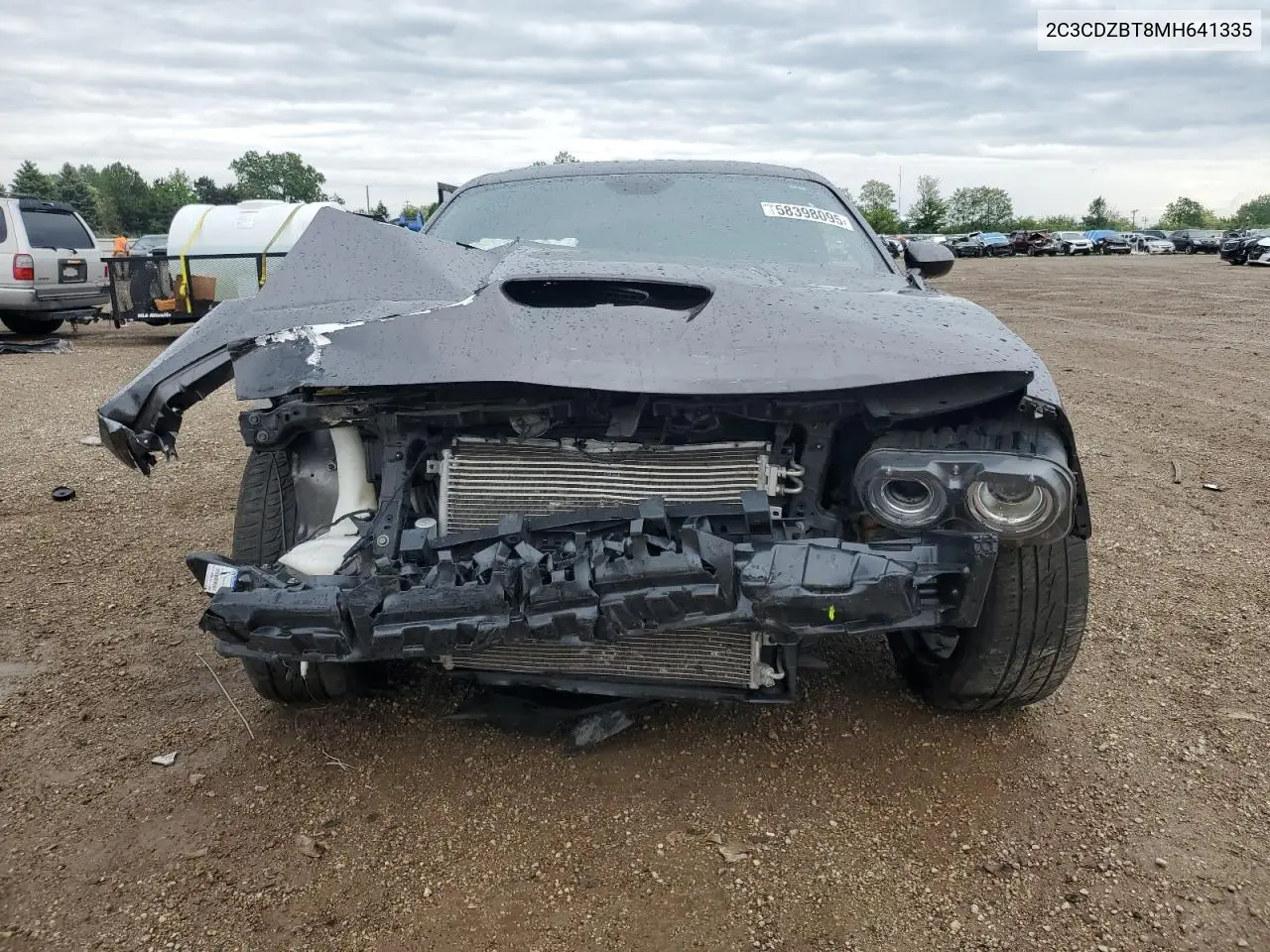 2021 Dodge Challenger R/T VIN: 2C3CDZBT8MH641335 Lot: 58398095