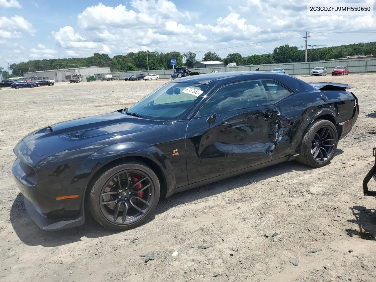 2021 Dodge Challenger R/T Scat Pack VIN: 2C3CDZFJ9MH550650 Lot: 61797585