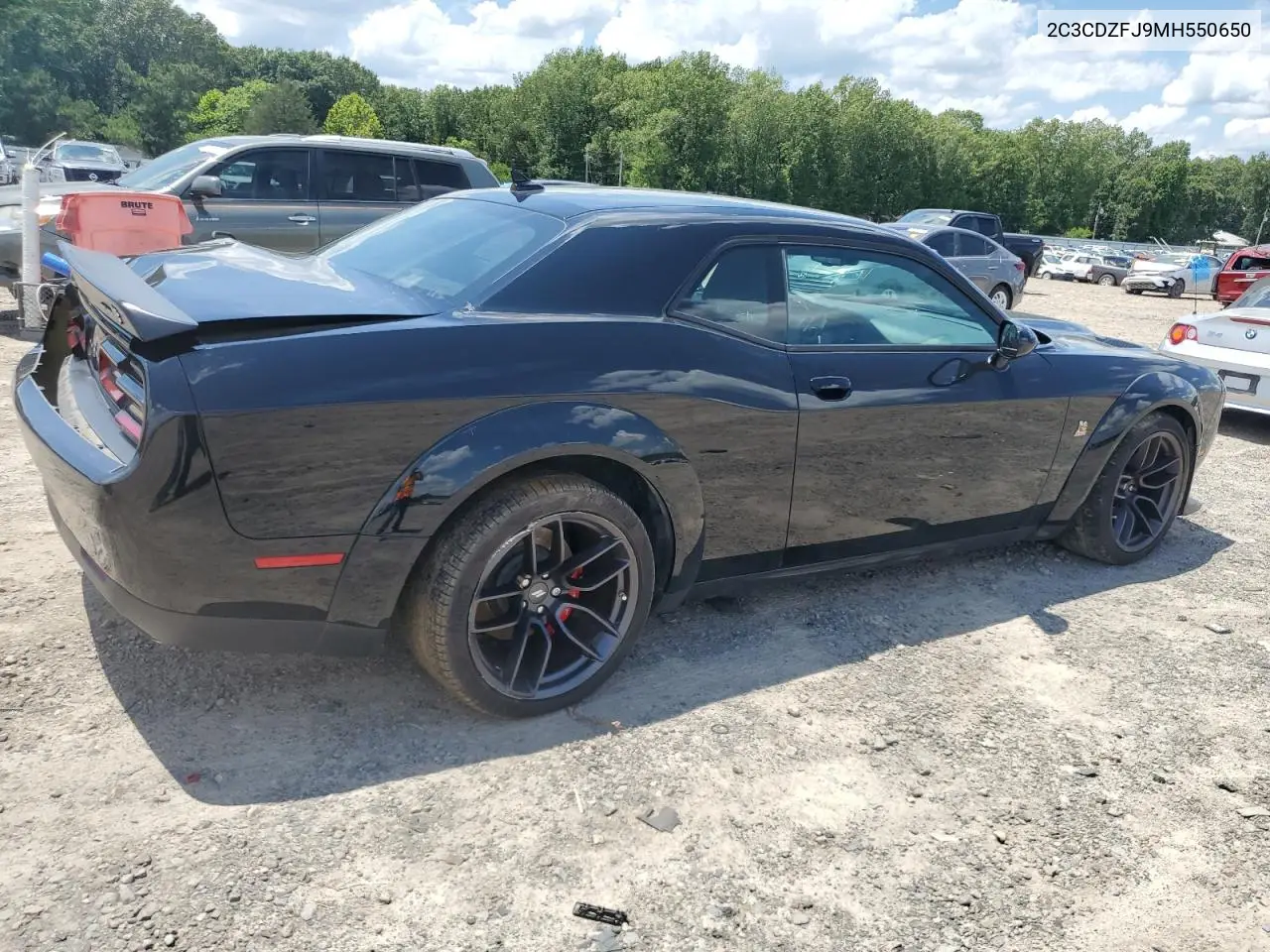 2021 Dodge Challenger R/T Scat Pack VIN: 2C3CDZFJ9MH550650 Lot: 61797585