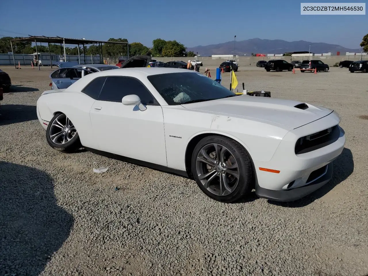 2021 Dodge Challenger R/T VIN: 2C3CDZBT2MH546530 Lot: 62210905