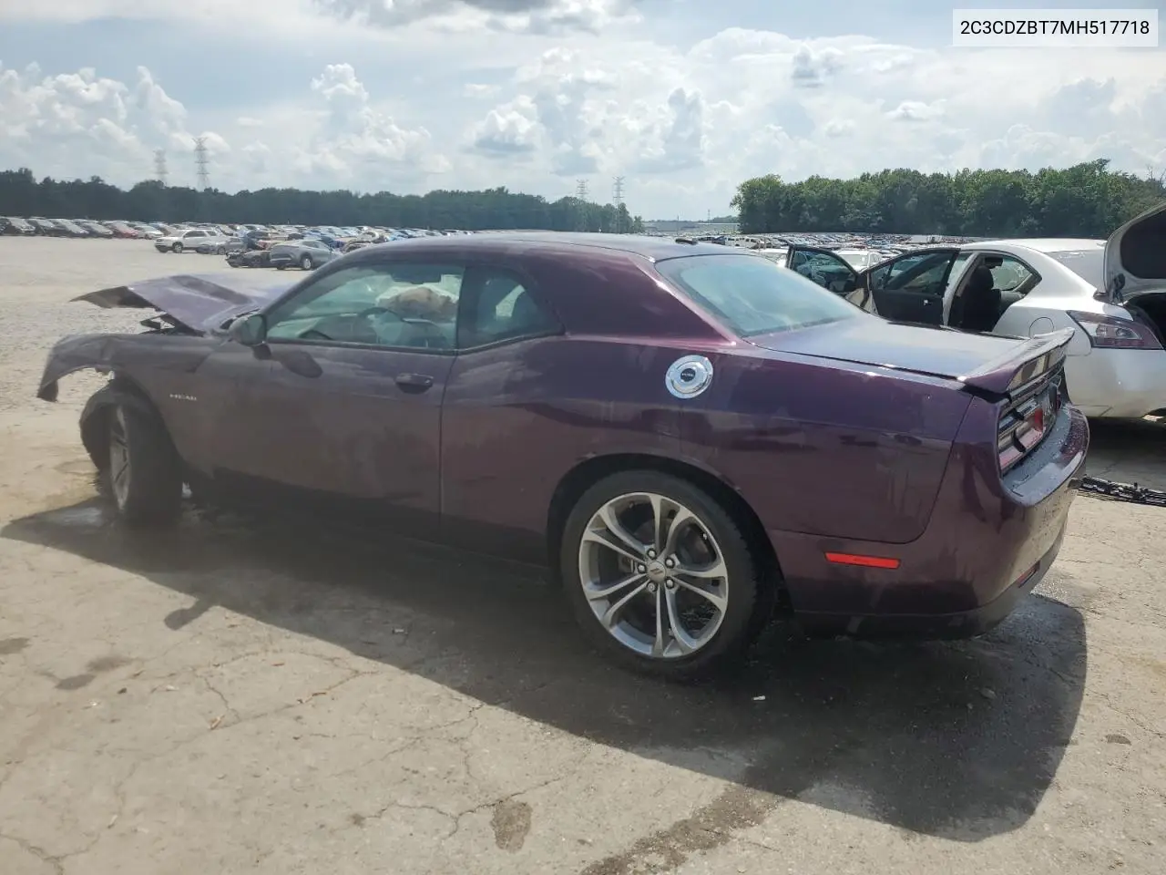 2021 Dodge Challenger R/T VIN: 2C3CDZBT7MH517718 Lot: 62342645