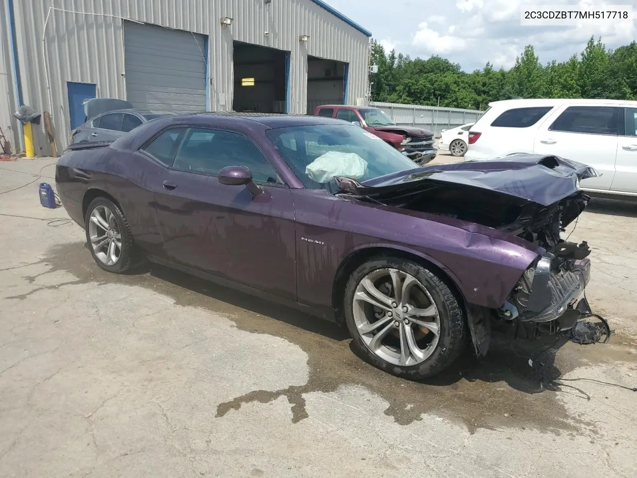 2021 Dodge Challenger R/T VIN: 2C3CDZBT7MH517718 Lot: 62342645