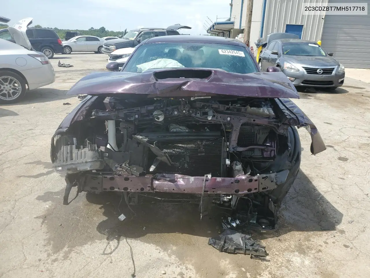 2021 Dodge Challenger R/T VIN: 2C3CDZBT7MH517718 Lot: 62342645