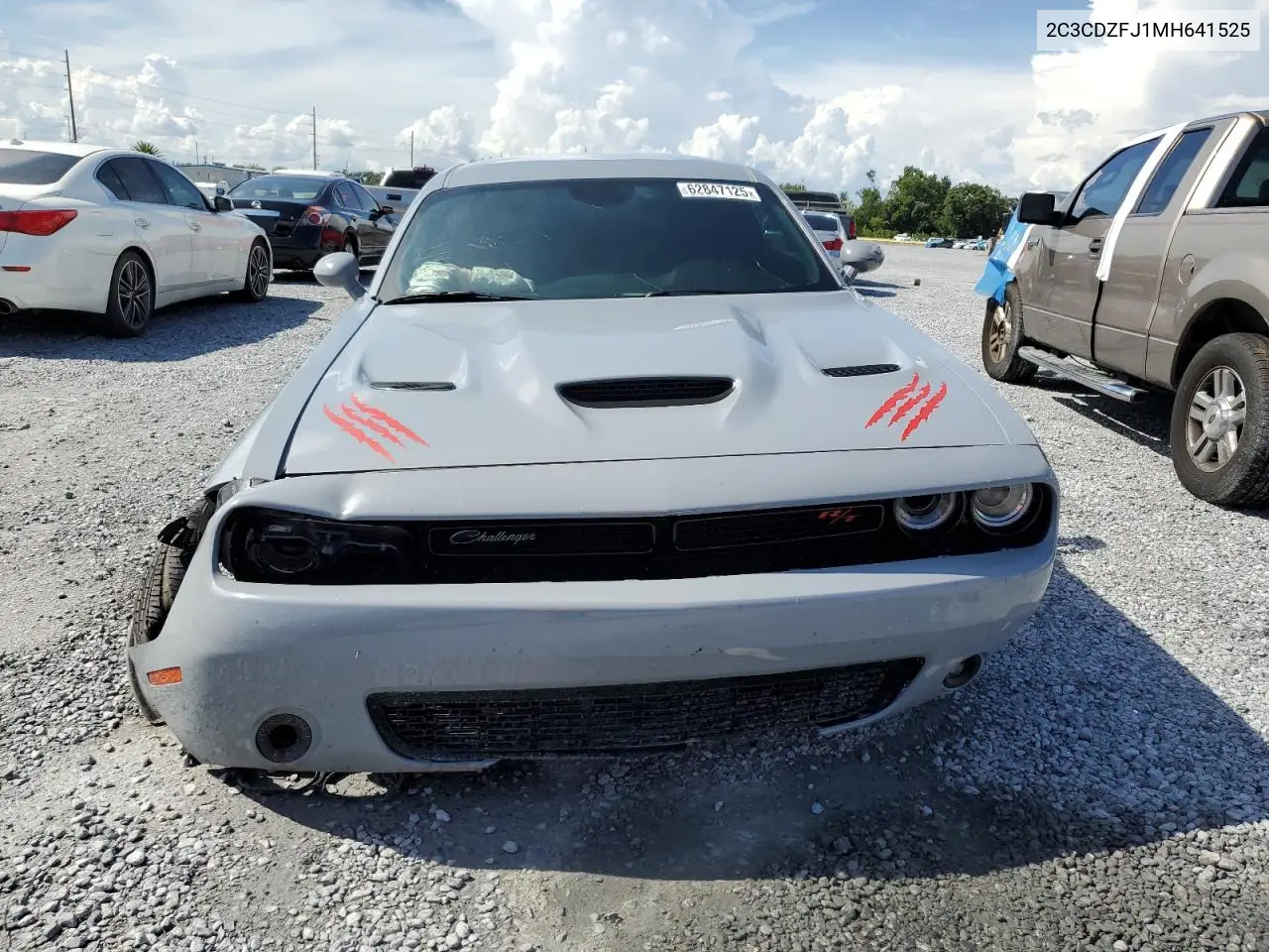 2021 Dodge Challenger R/T Scat Pack VIN: 2C3CDZFJ1MH641525 Lot: 62847125