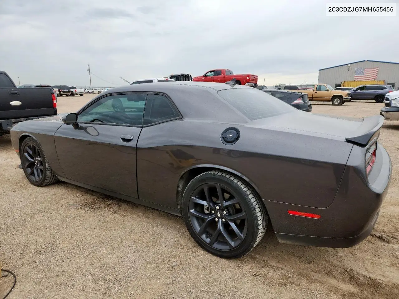 2021 Dodge Challenger Gt VIN: 2C3CDZJG7MH655456 Lot: 63008995