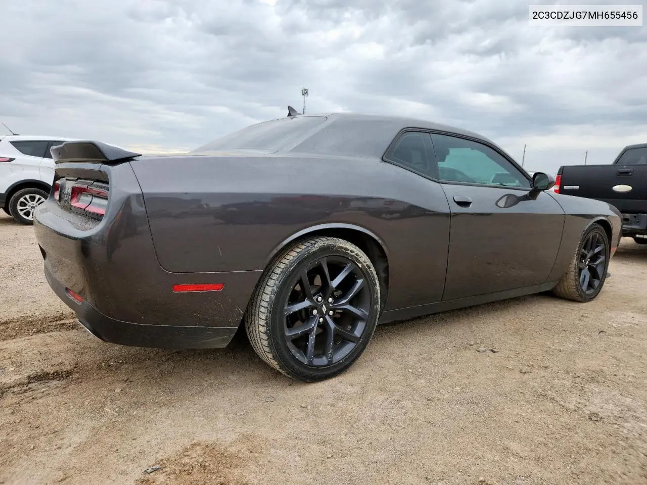 2021 Dodge Challenger Gt VIN: 2C3CDZJG7MH655456 Lot: 63008995