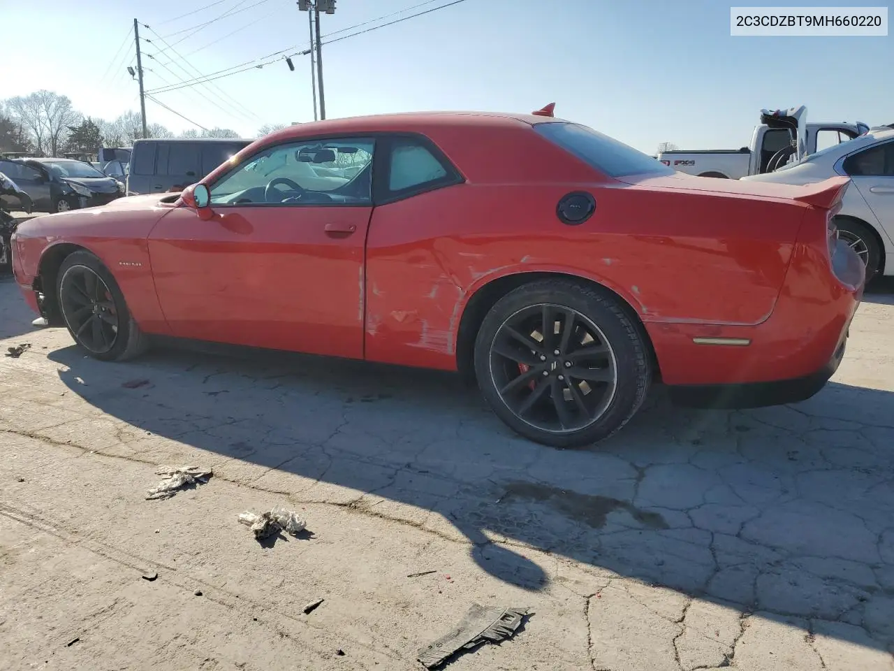 2021 Dodge Challenger R/T VIN: 2C3CDZBT9MH660220 Lot: 89248785