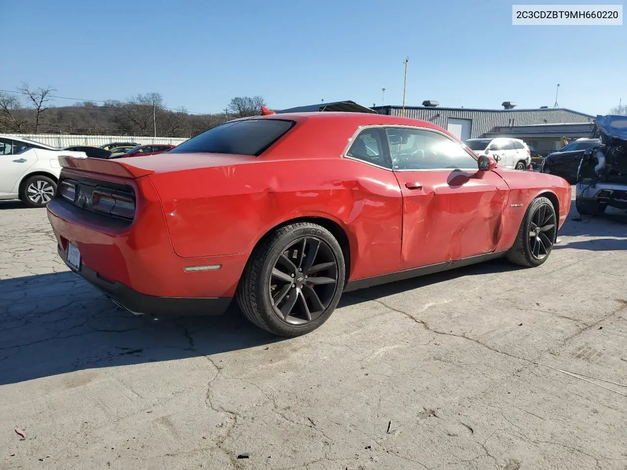 2021 Dodge Challenger R/T VIN: 2C3CDZBT9MH660220 Lot: 89248785