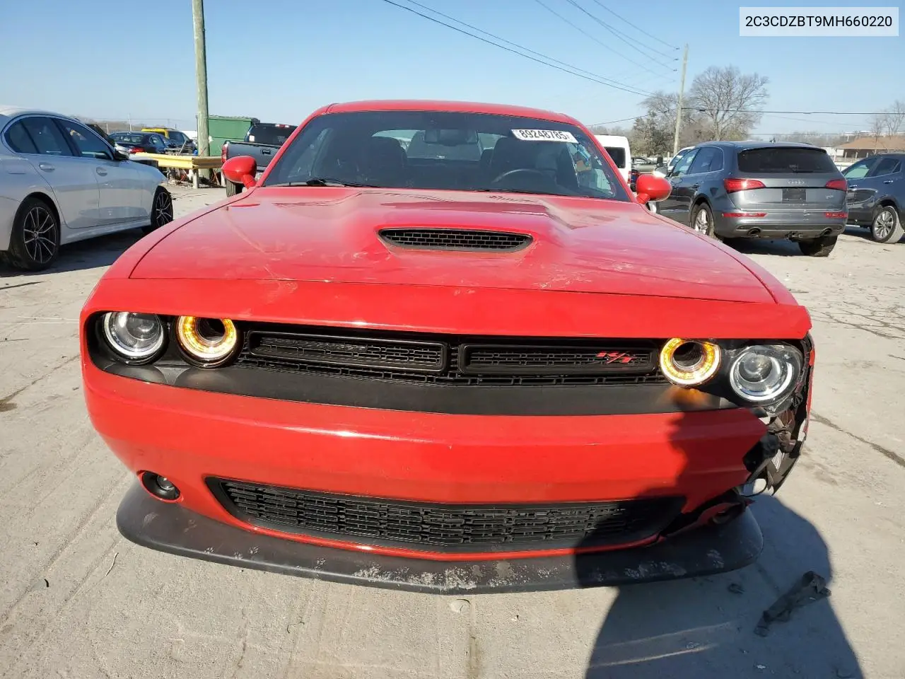 2021 Dodge Challenger R/T VIN: 2C3CDZBT9MH660220 Lot: 89248785