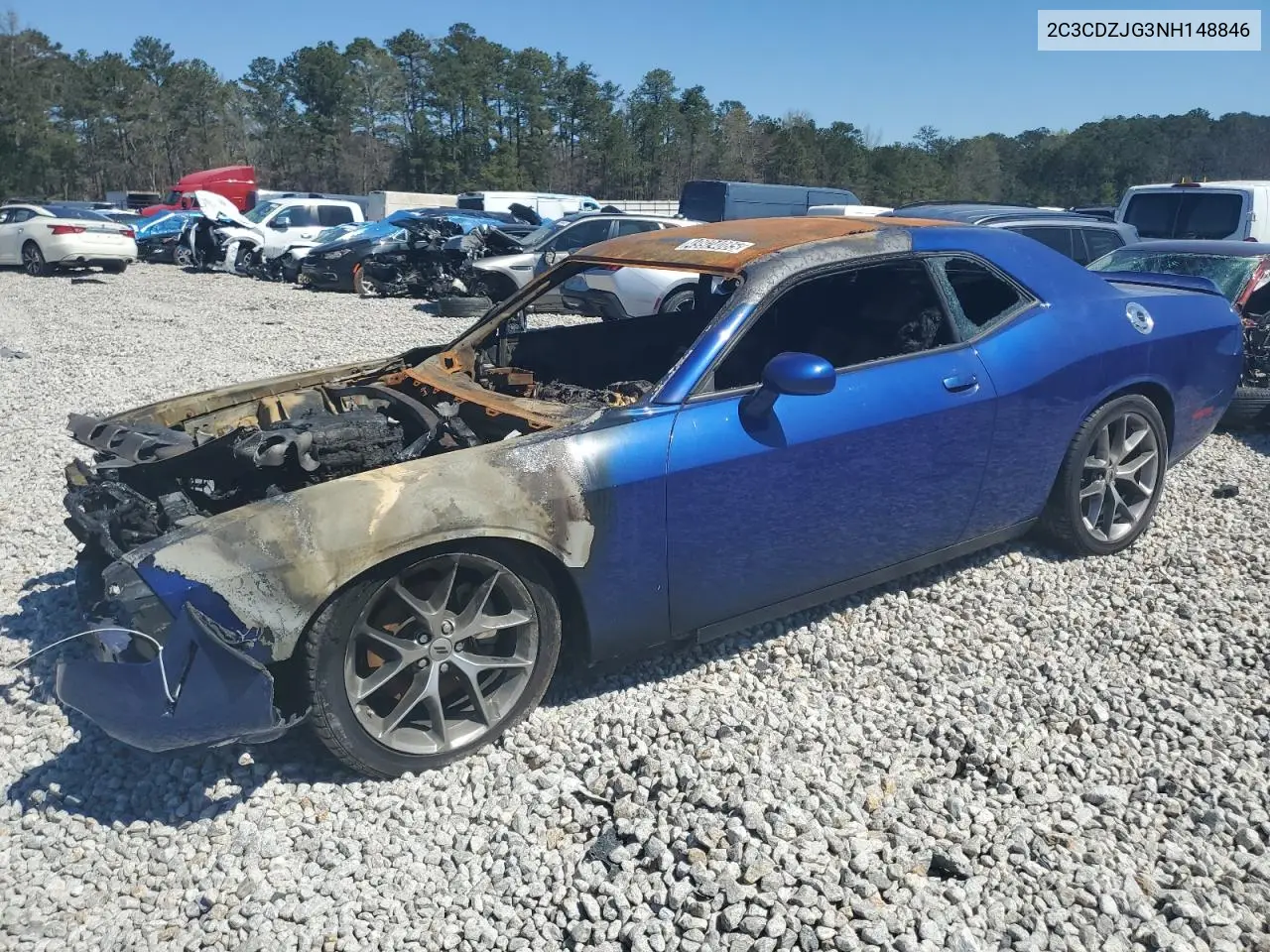 2c3cdzjg3nh148846 2C3CDZJG3NH148846 2022 Dodge Challenger Gt