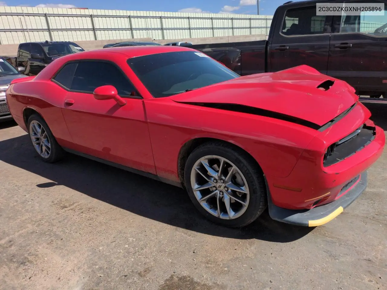 2022 Dodge Challenger Gt VIN: 2C3CDZKGXNH205896 Lot: 56486455