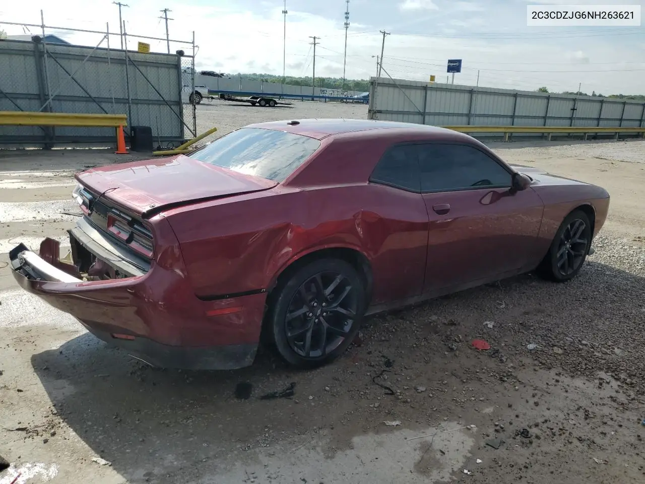 2022 Dodge Challenger Gt VIN: 2C3CDZJG6NH263621 Lot: 56668595