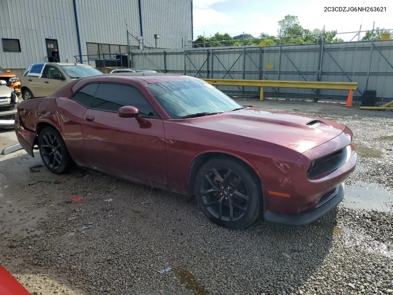 2022 Dodge Challenger Gt VIN: 2C3CDZJG6NH263621 Lot: 56668595