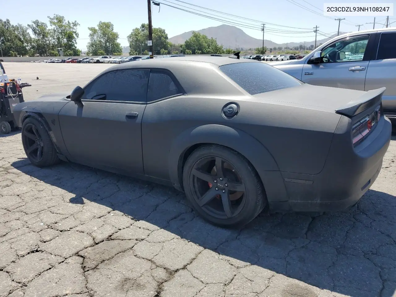 2022 Dodge Challenger Srt Hellcat Redeye VIN: 2C3CDZL93NH108247 Lot: 56986455
