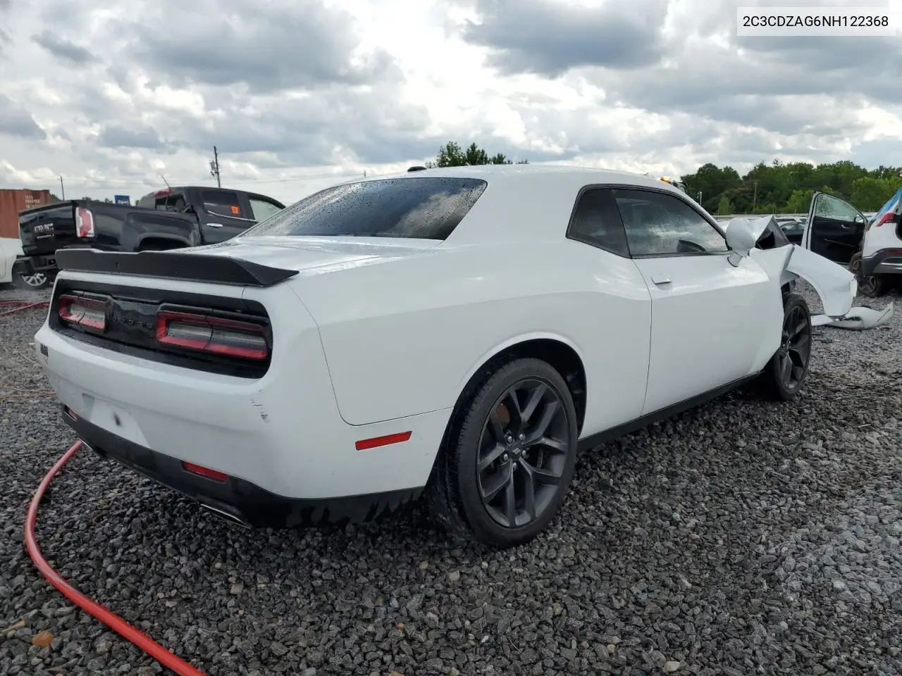 2022 Dodge Challenger Sxt VIN: 2C3CDZAG6NH122368 Lot: 58634985