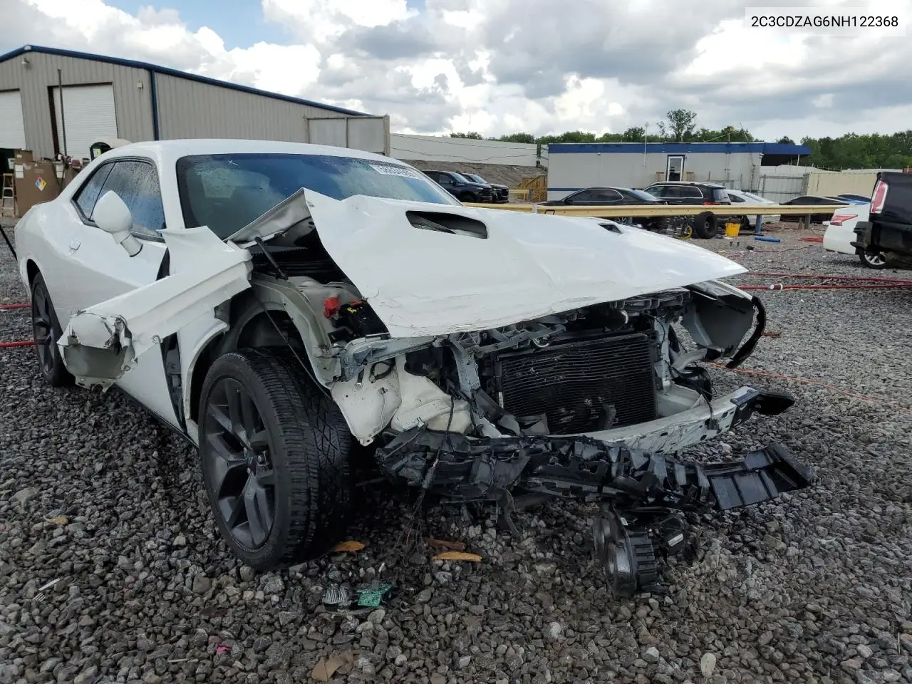 2022 Dodge Challenger Sxt VIN: 2C3CDZAG6NH122368 Lot: 58634985