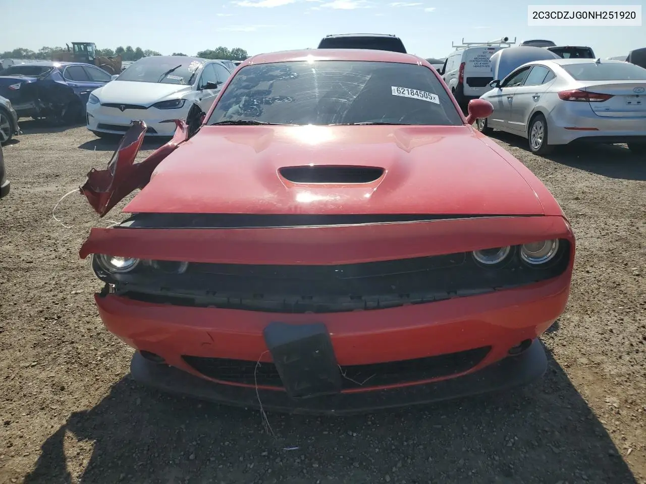2022 Dodge Challenger Gt VIN: 2C3CDZJG0NH251920 Lot: 62184505