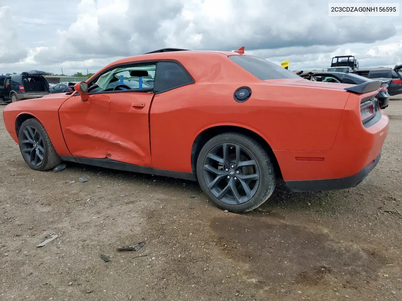 2022 Dodge Challenger Sxt VIN: 2C3CDZAG0NH156595 Lot: 62597065