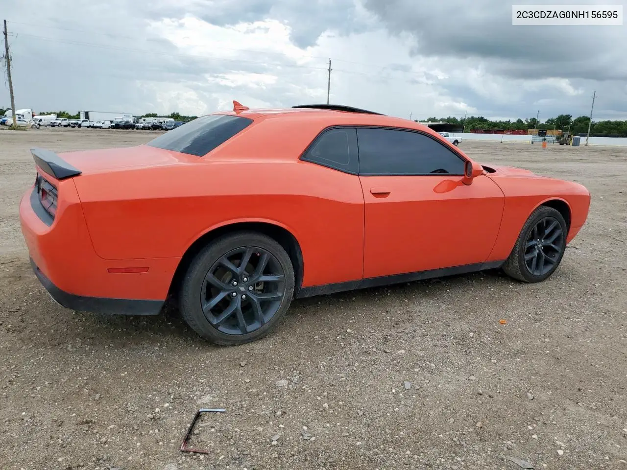 2022 Dodge Challenger Sxt VIN: 2C3CDZAG0NH156595 Lot: 62597065