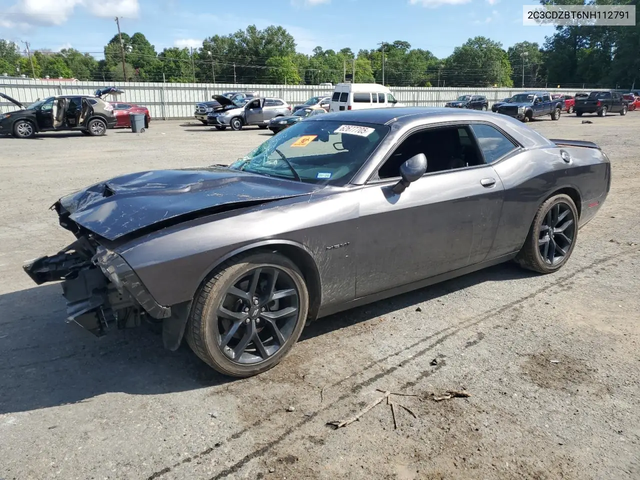 2022 Dodge Challenger R/T VIN: 2C3CDZBT6NH112791 Lot: 62677705