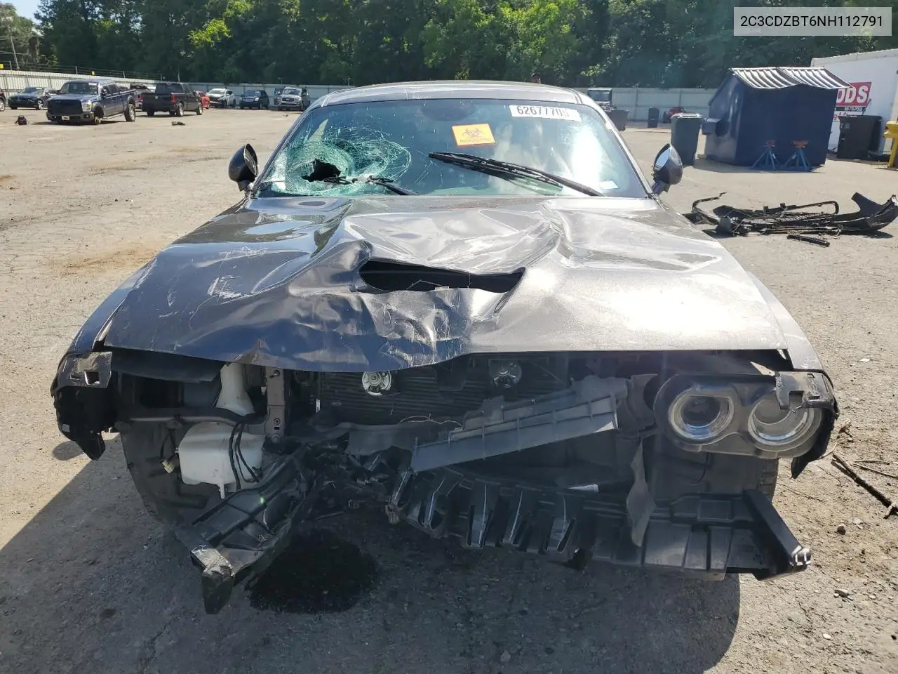 2022 Dodge Challenger R/T VIN: 2C3CDZBT6NH112791 Lot: 62677705