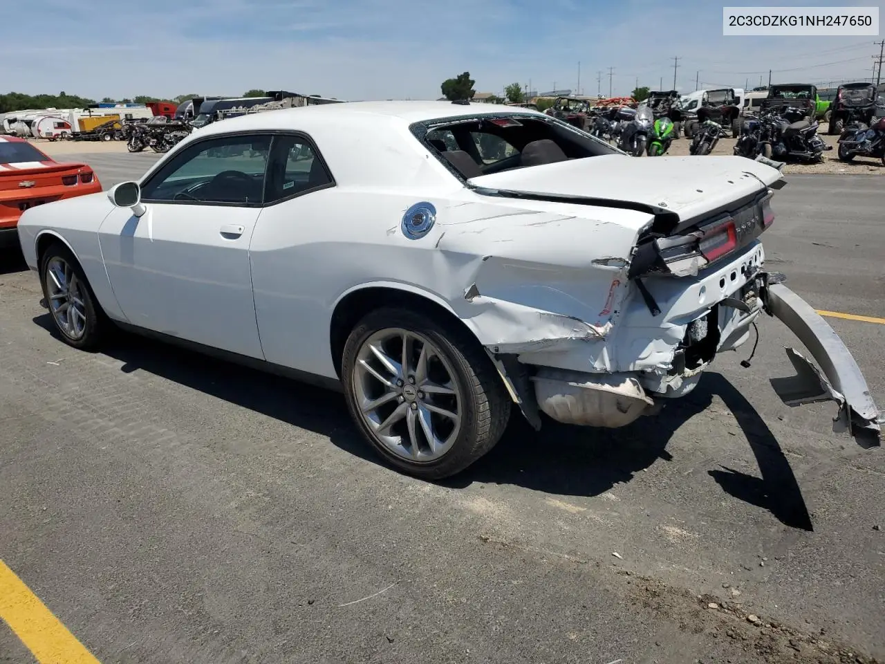 2022 Dodge Challenger Gt VIN: 2C3CDZKG1NH247650 Lot: 62853455