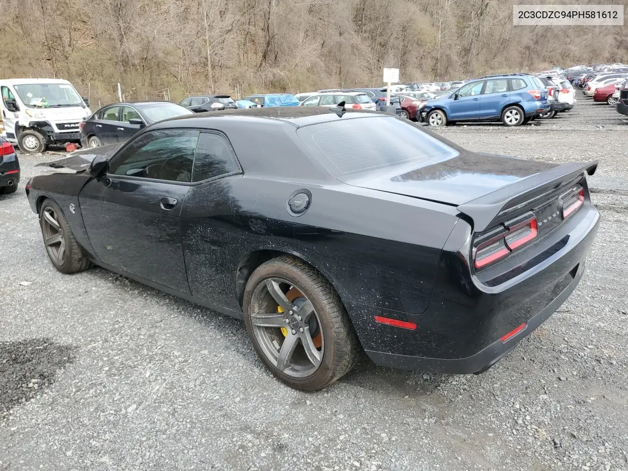 2023 Dodge Challenger Srt Hellcat VIN: 2C3CDZC94PH581612 Lot: 52937085