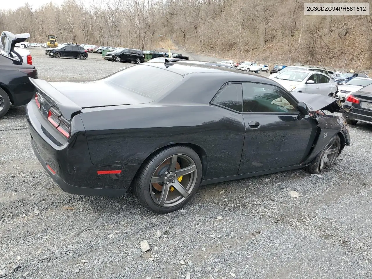 2023 Dodge Challenger Srt Hellcat VIN: 2C3CDZC94PH581612 Lot: 52937085