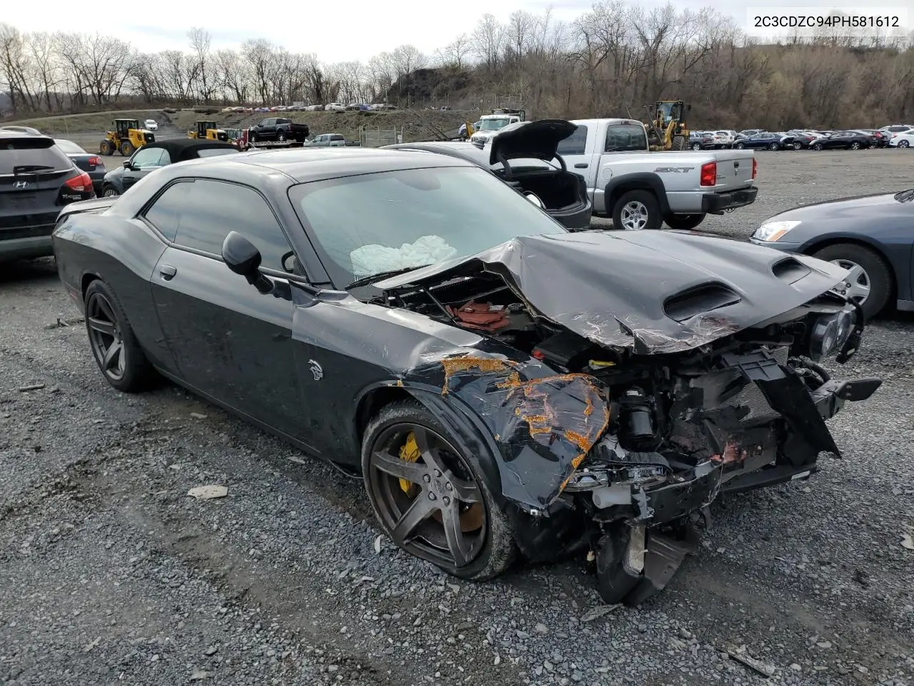 2023 Dodge Challenger Srt Hellcat VIN: 2C3CDZC94PH581612 Lot: 52937085