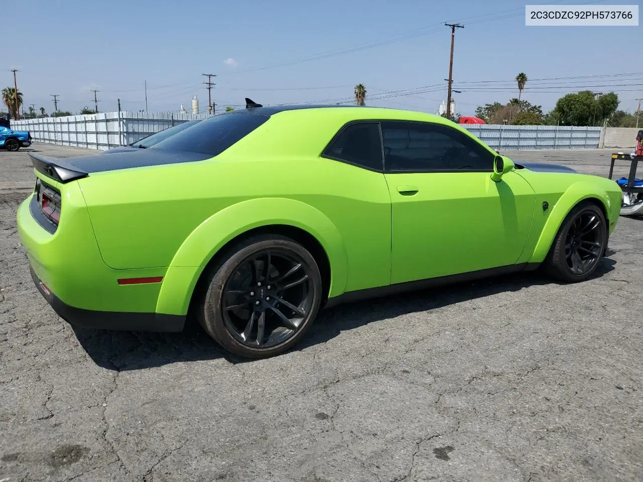 2023 Dodge Challenger Srt Hellcat VIN: 2C3CDZC92PH573766 Lot: 53305465