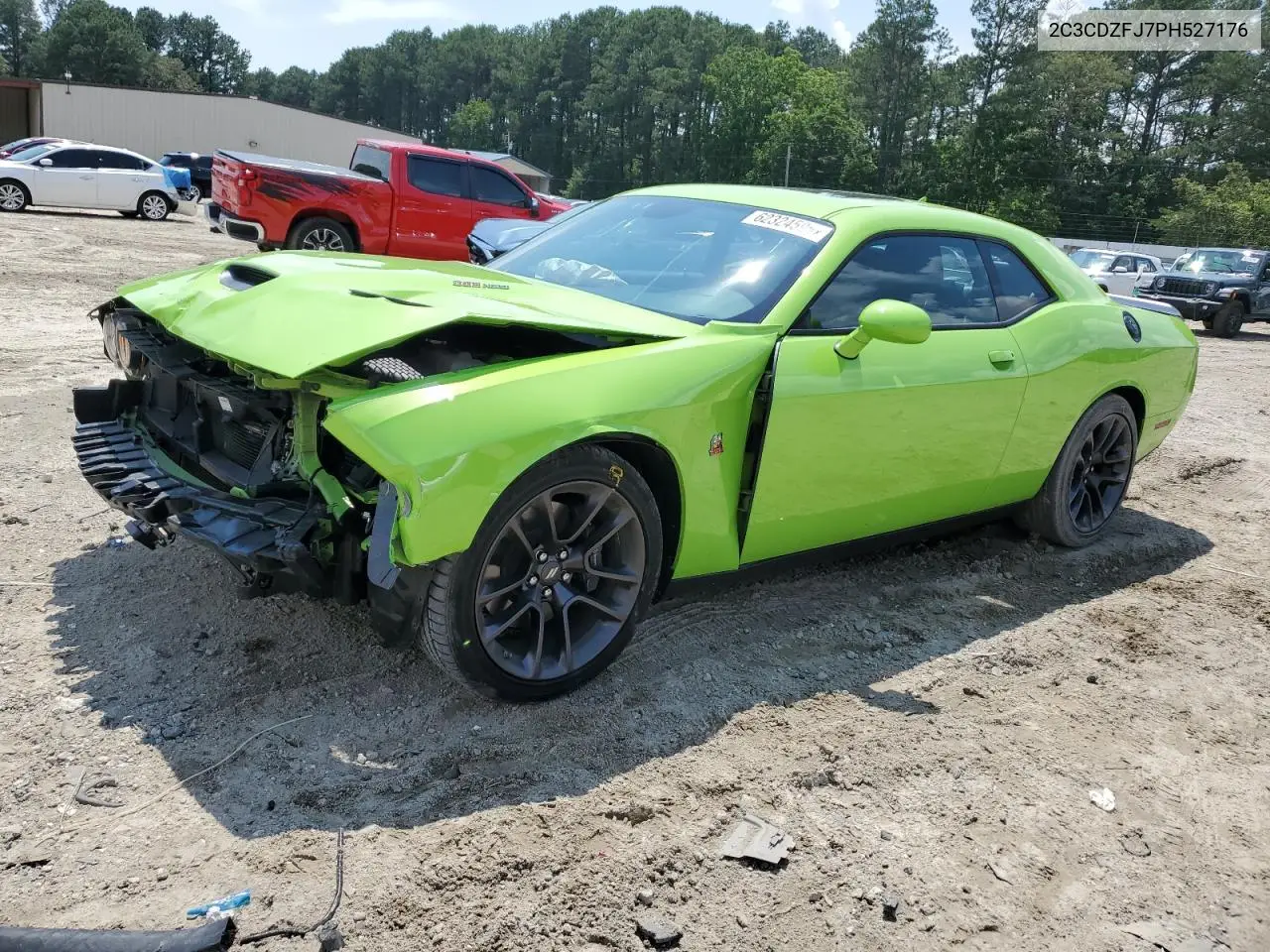 2023 Dodge Challenger R/T Scat Pack VIN: 2C3CDZFJ7PH527176 Lot: 62324595