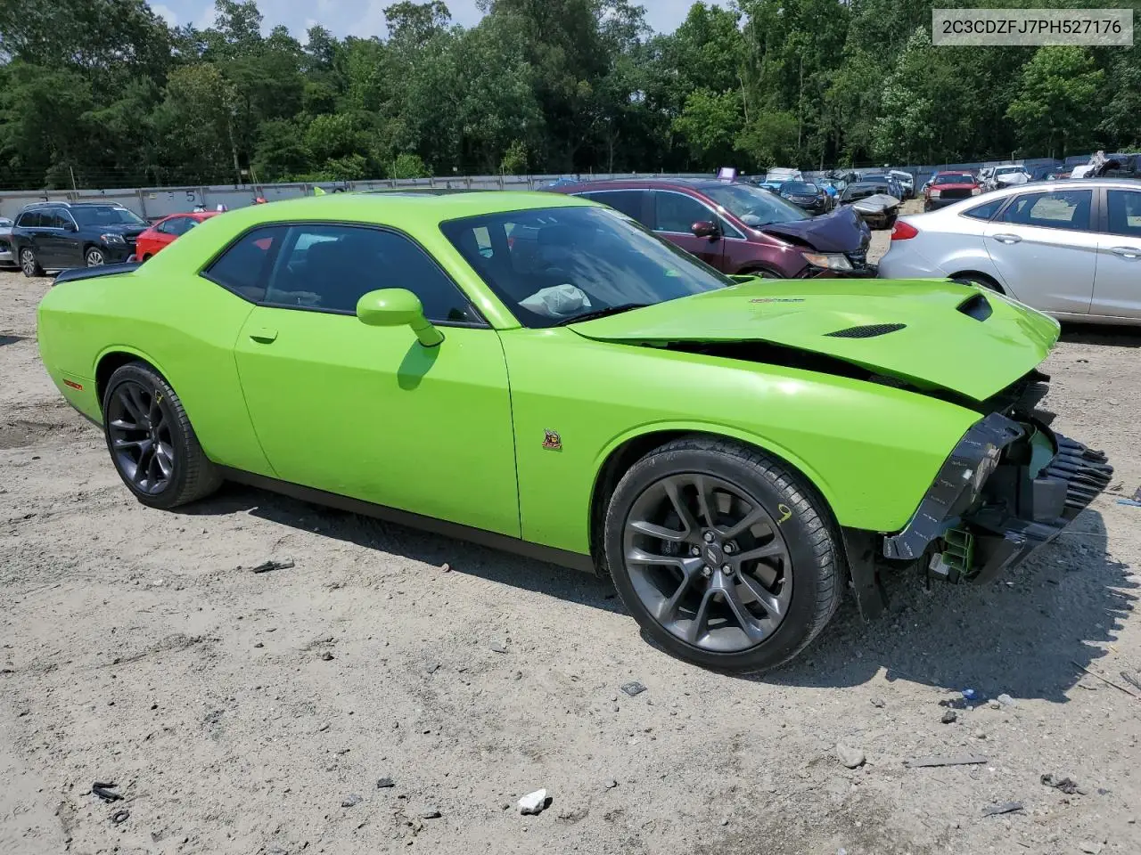 2023 Dodge Challenger R/T Scat Pack VIN: 2C3CDZFJ7PH527176 Lot: 62324595