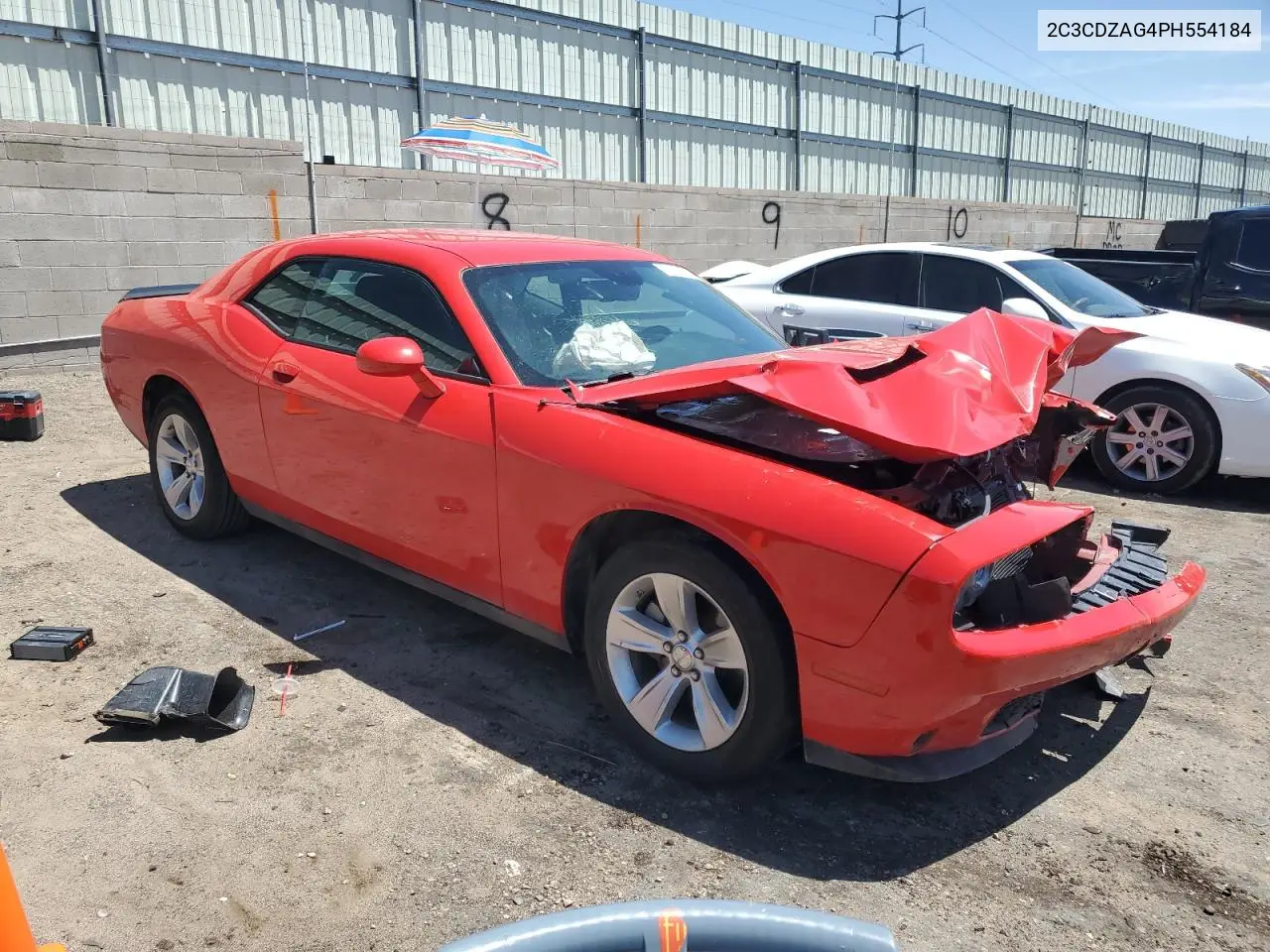 2023 Dodge Challenger Sxt VIN: 2C3CDZAG4PH554184 Lot: 62777745