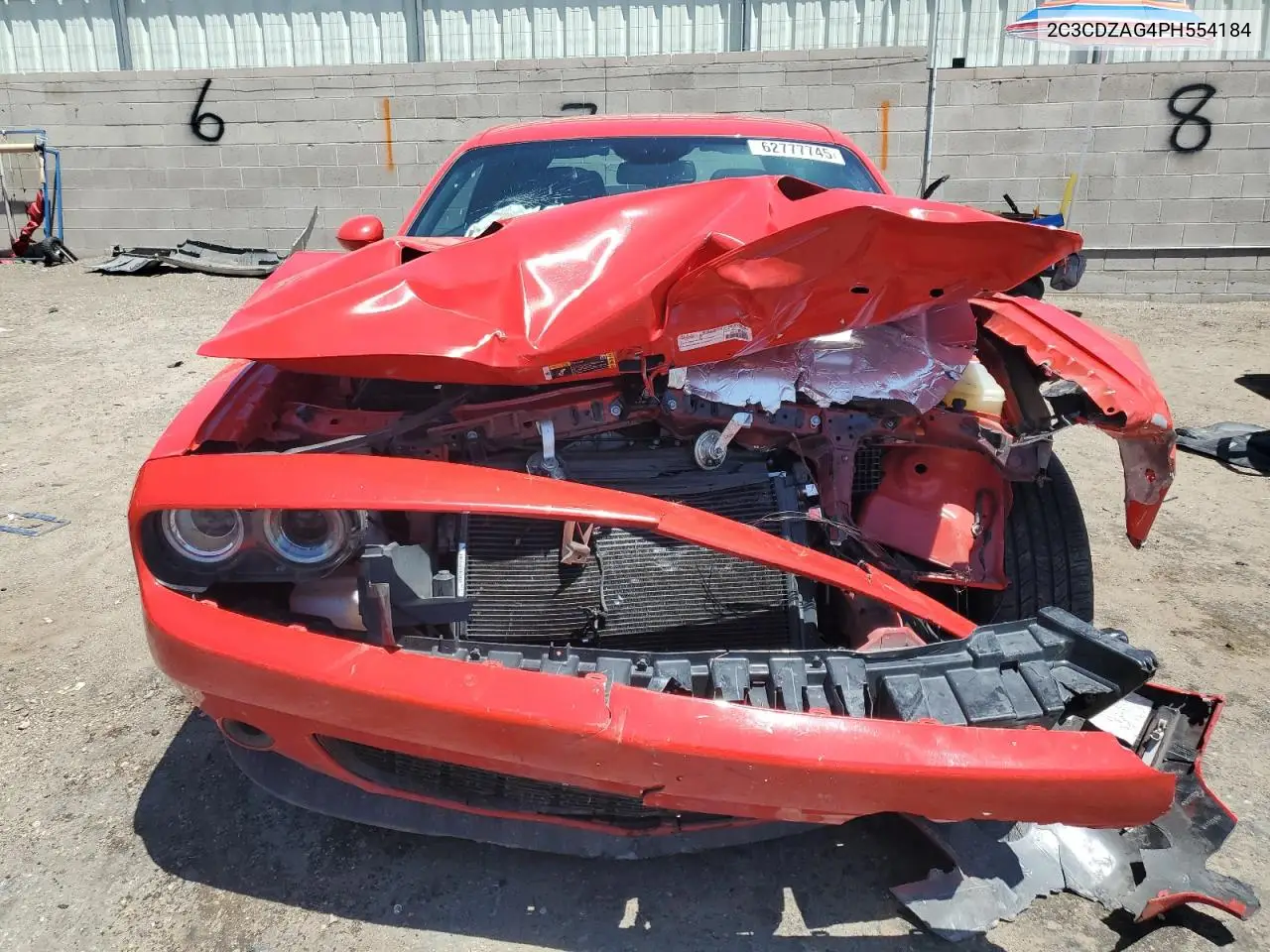 2023 Dodge Challenger Sxt VIN: 2C3CDZAG4PH554184 Lot: 62777745